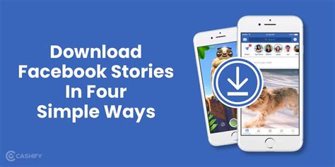 Click on the Story Icon. . Download fb stories